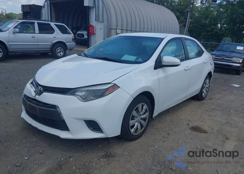 2015 Toyota Corolla Le from USA, damaged, VIN 2T1BURHE8FC404776